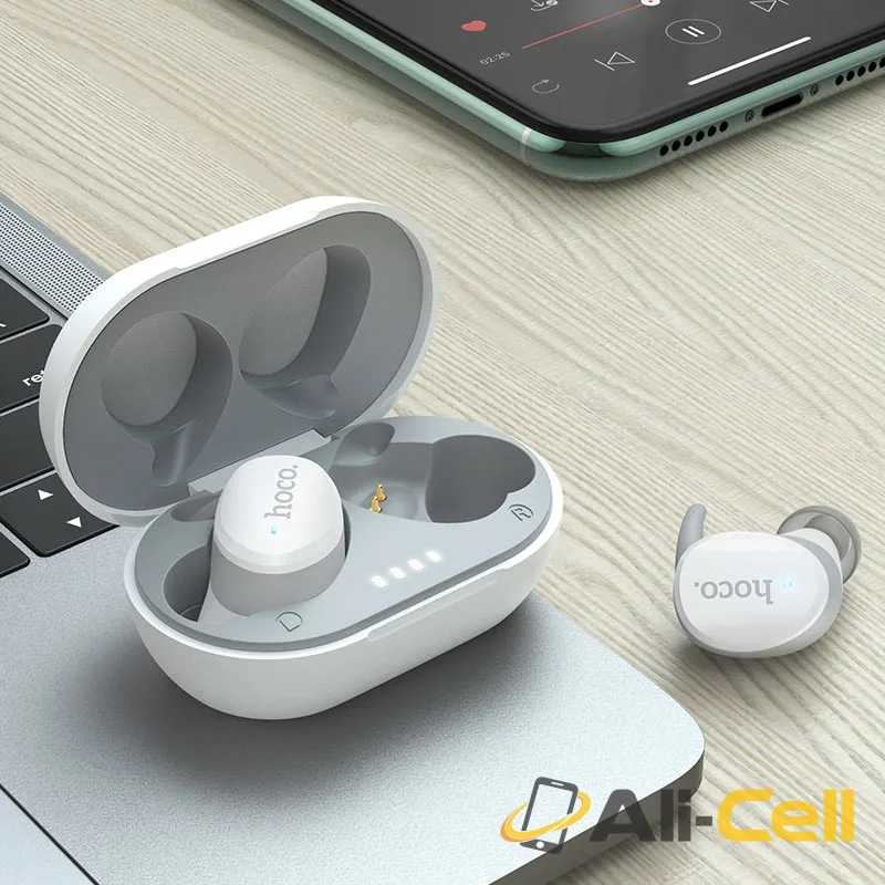 Wireless headset “ES41 Clear sound” TWS with charging case (Es41 White) — 5