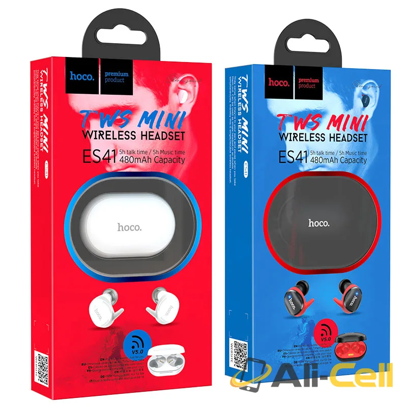 Wireless headset “ES41 Clear sound” TWS with charging case (Es41 White) — 7