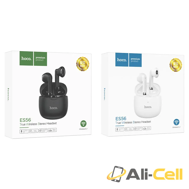 Wireless headset “ES56 Scout” TWS with charging case (Es56 White) — 7