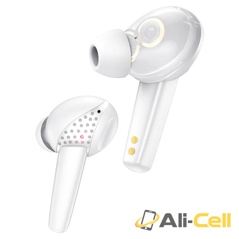 Wireless headset “ES55 Songful” TWS with charging case (Es55 White)