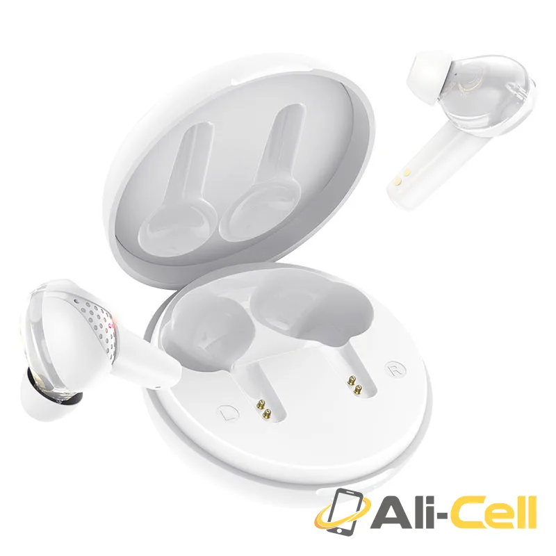 Wireless headset “ES55 Songful” TWS with charging case (Es55 White) — 2