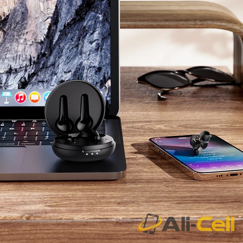 Wireless headset “ES55 Songful” TWS with charging case (Es55 White) — 5