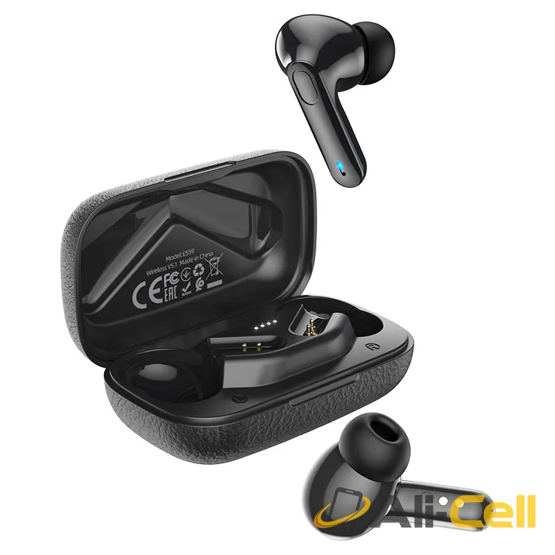 Wireless headset “ES59 Gratified” TWS with charging case (Es59 Black)