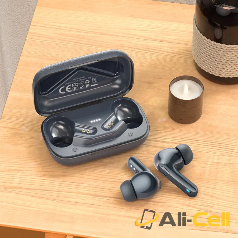 Wireless headset “ES59 Gratified” TWS with charging case (Es59 Black) — 6