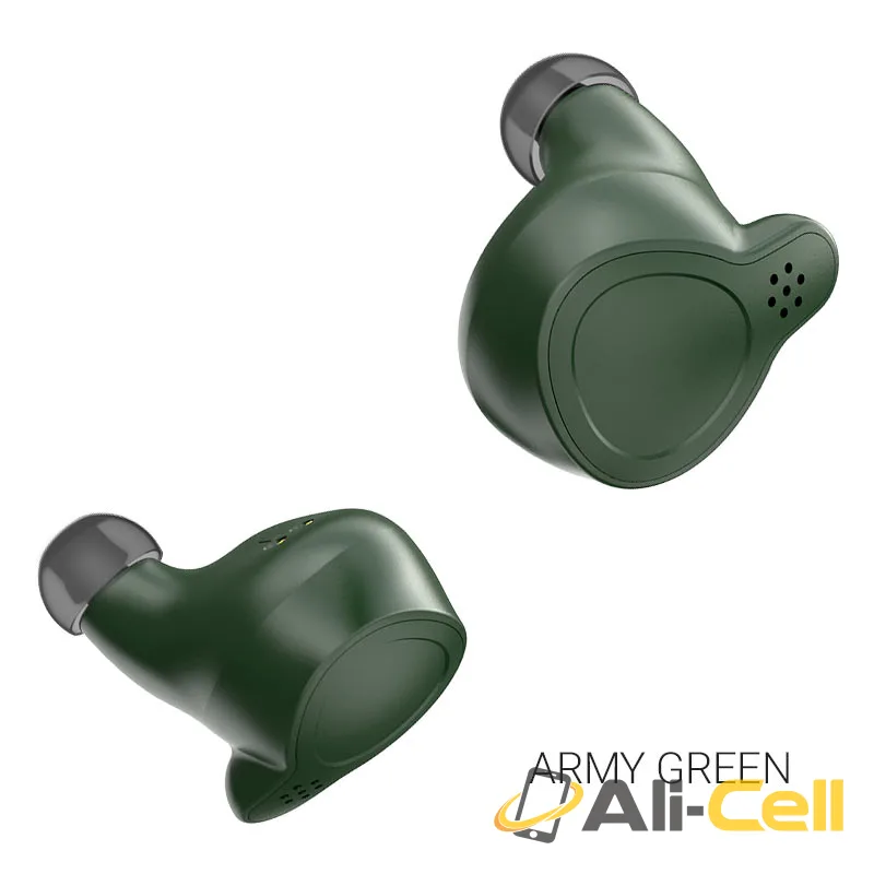 Wireless headset “ES47 Shelly” TWS with charging case (Es47 Army Green)
