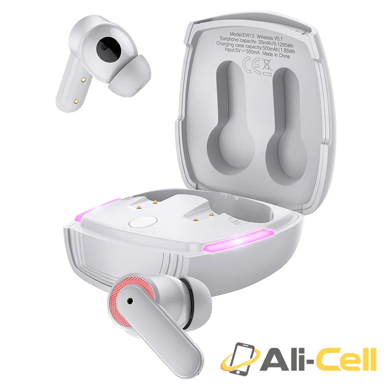 Wireless headset “EW13 Magic flow” ENC TWS with charging case (Ew13 Gray)