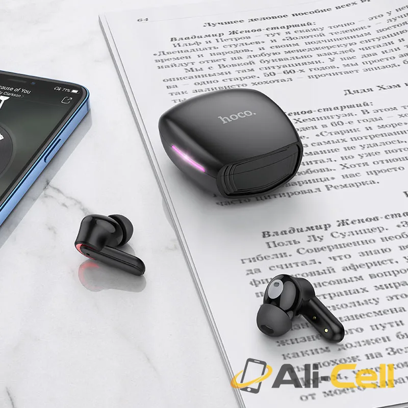 Wireless headset “EW13 Magic flow” ENC TWS with charging case (Ew13 Gray) — 6