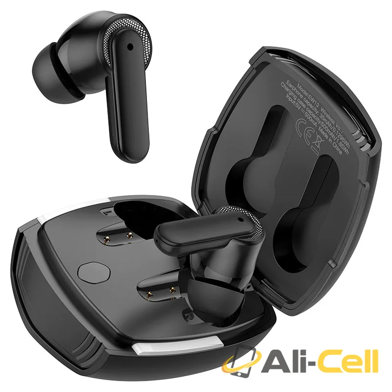 Wireless headset “EW13 Magic flow” ENC TWS with charging case (Ew13 Black) — 2
