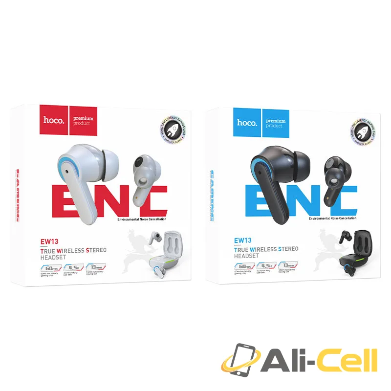 Wireless headset “EW13 Magic flow” ENC TWS with charging case (Ew13 Black) — 7