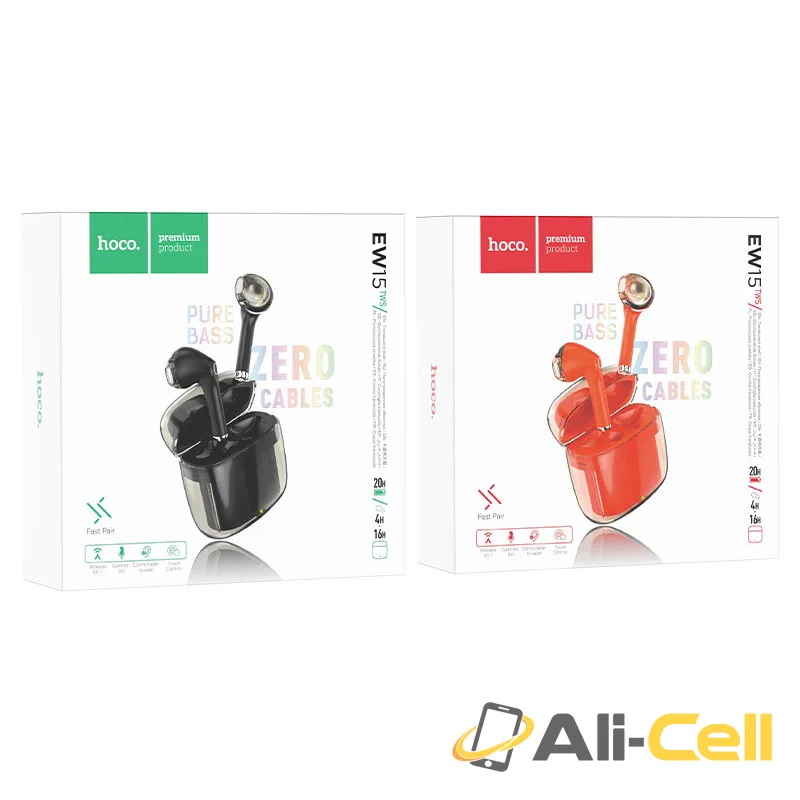 Wireless headset “EW15 Clear Explore Edition” TWS (Ew15 Jazz Black) — 7