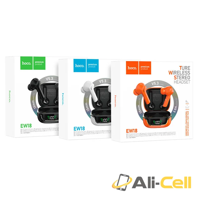 Wireless headset “EW18” TWS (Ew18 Orange) — 7