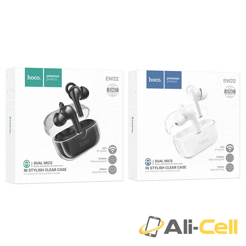Wireless headset “EW22 Cantante” TWS ENC (Ew22 White) — 7