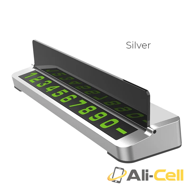 In-car hidden stop signage “PH21” (Ph21 Silver)