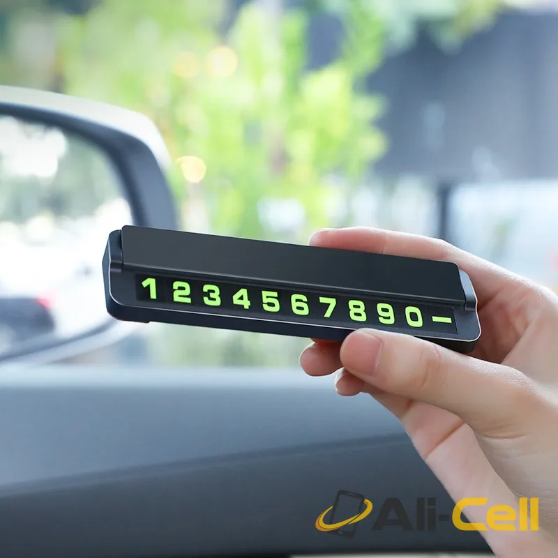 In-car hidden stop signage “PH21” (Ph21 Metal Gray) — 6