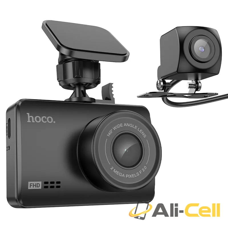 Dash cam “DV3” dual channel driving recorder (Dv3 Black)