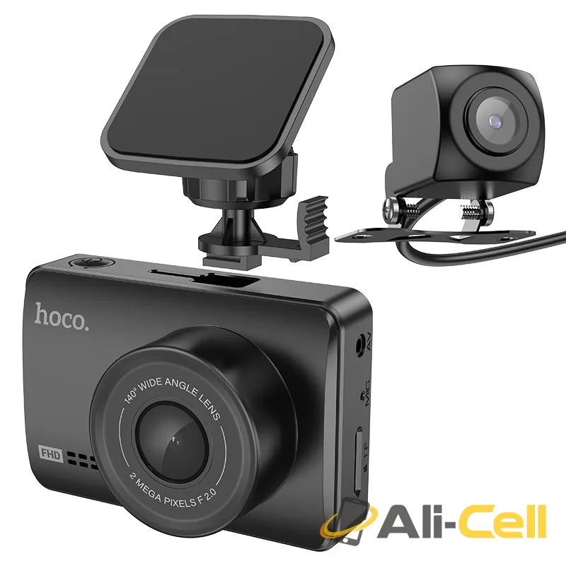 Dash cam “DV3” dual channel driving recorder (Dv3 Black) — 2