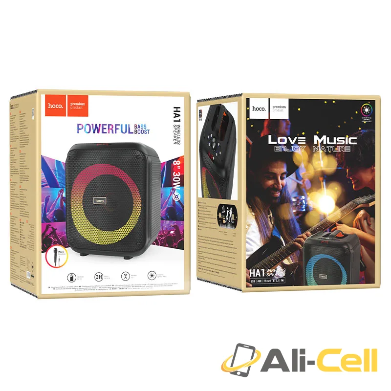 Wireless speaker “HA1 Graceful” portable loudspeaker (Ha1 Black) — 7