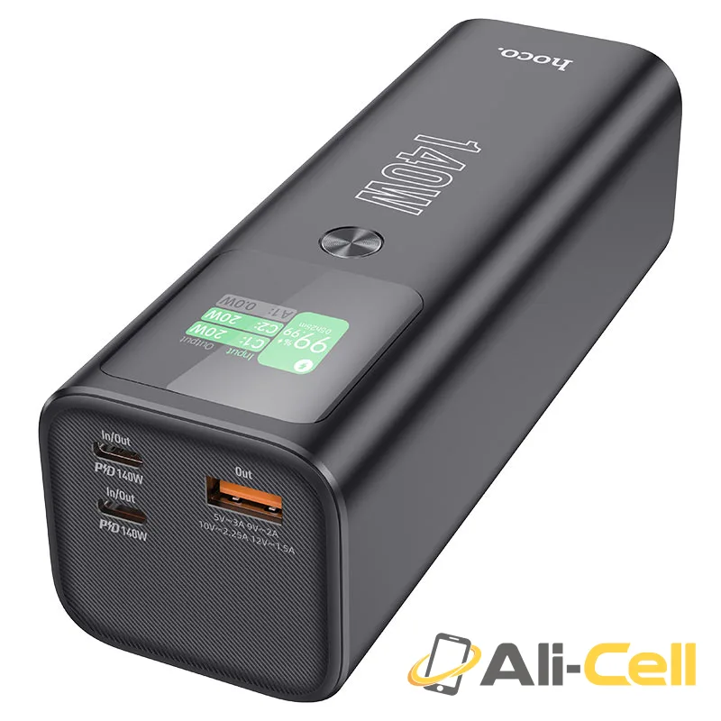 Power bank “Q17 Electric” PD140W 25000mAh (Q17 Black) — 3