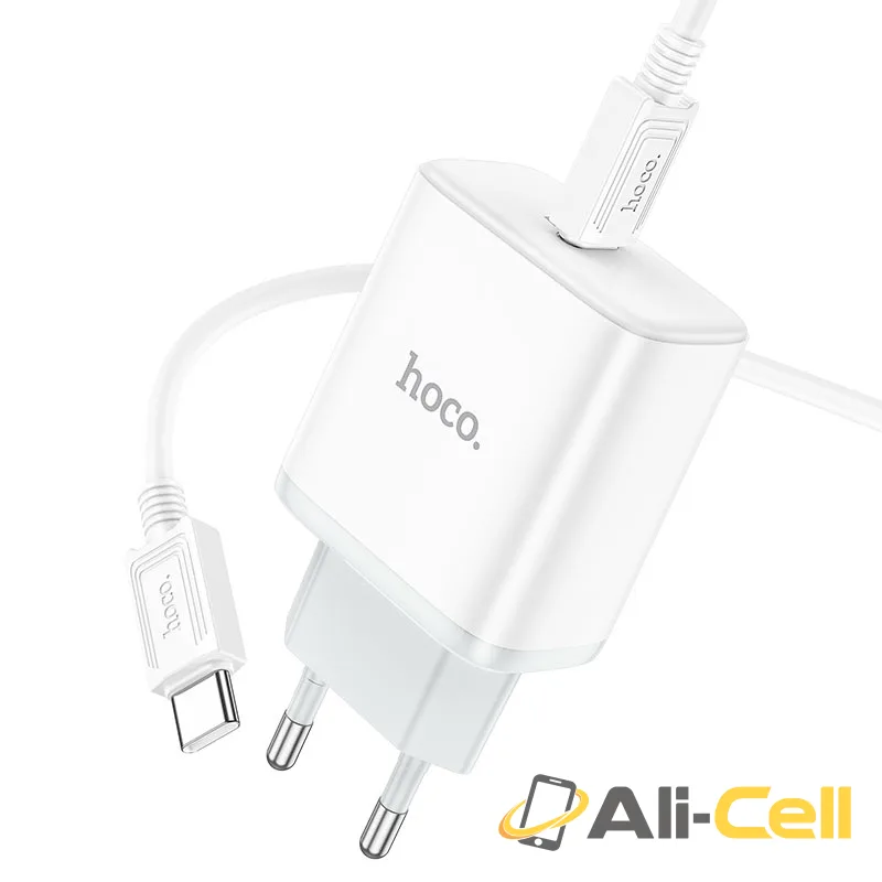 Wall charger “C104A Stage” PD20W EU cable set (C104a White, Single) — 3