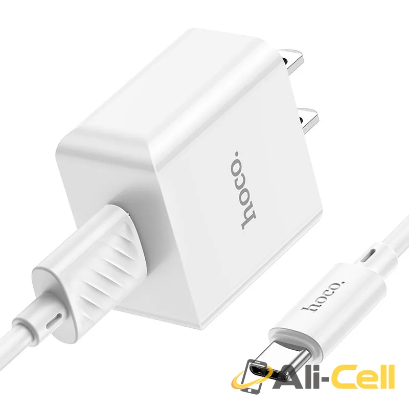 Wall charger “C106 Leisure” US cable set (C106 Set Usb Tc White, Set With Type C Cable) — 3