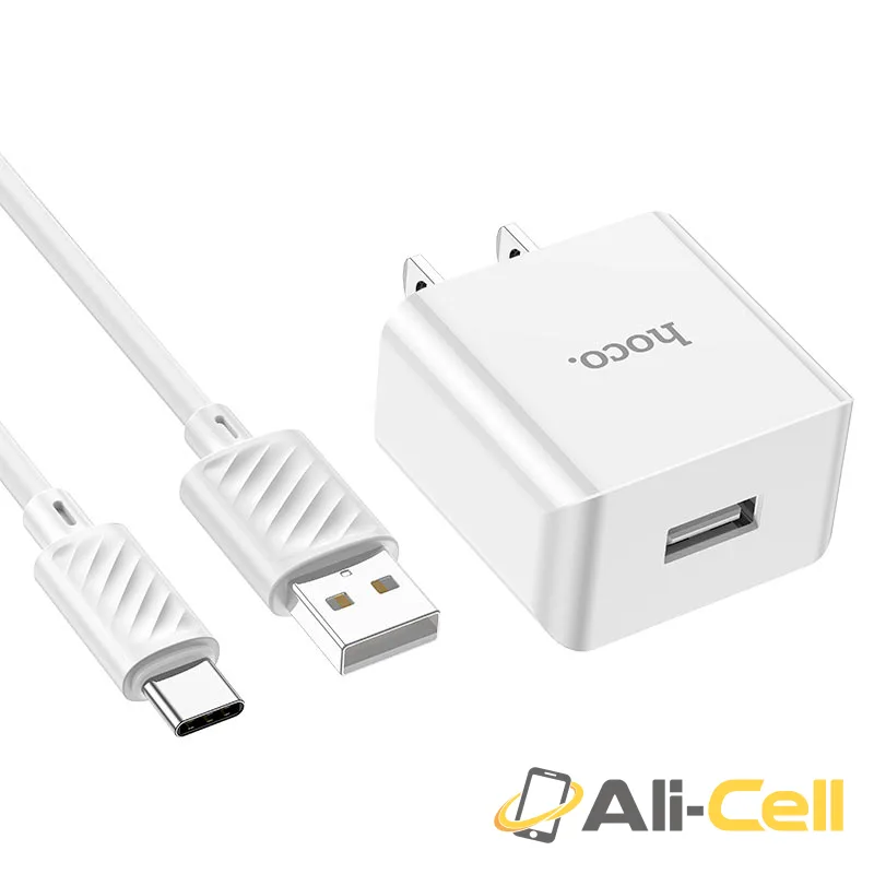 Wall charger “C106 Leisure” US cable set (C106 Set Usb Ltn White, Set With Lightning Cable) — 6