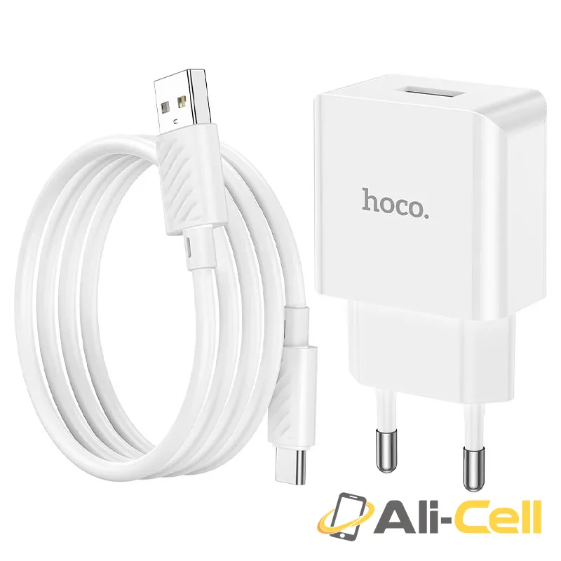Wall charger “C106A Leisure” EU cable set (C106a Set Usb Musb White, Set With Micro Usb Cable) — 3