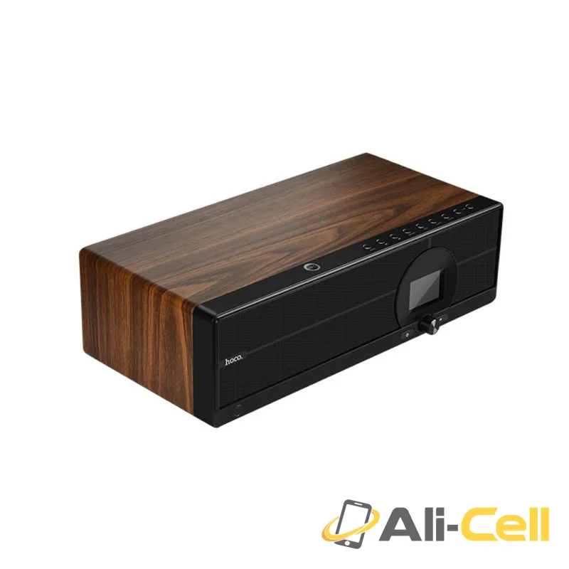 Speaker “BS13 Cobalt Wooden” tabletop wired and wireless (UK) — 3