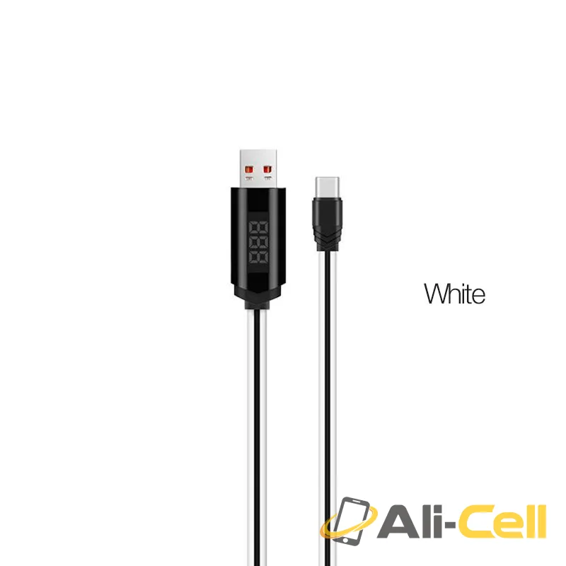 Cable “U29 LED display” charging data sync Type-C (1.2m)