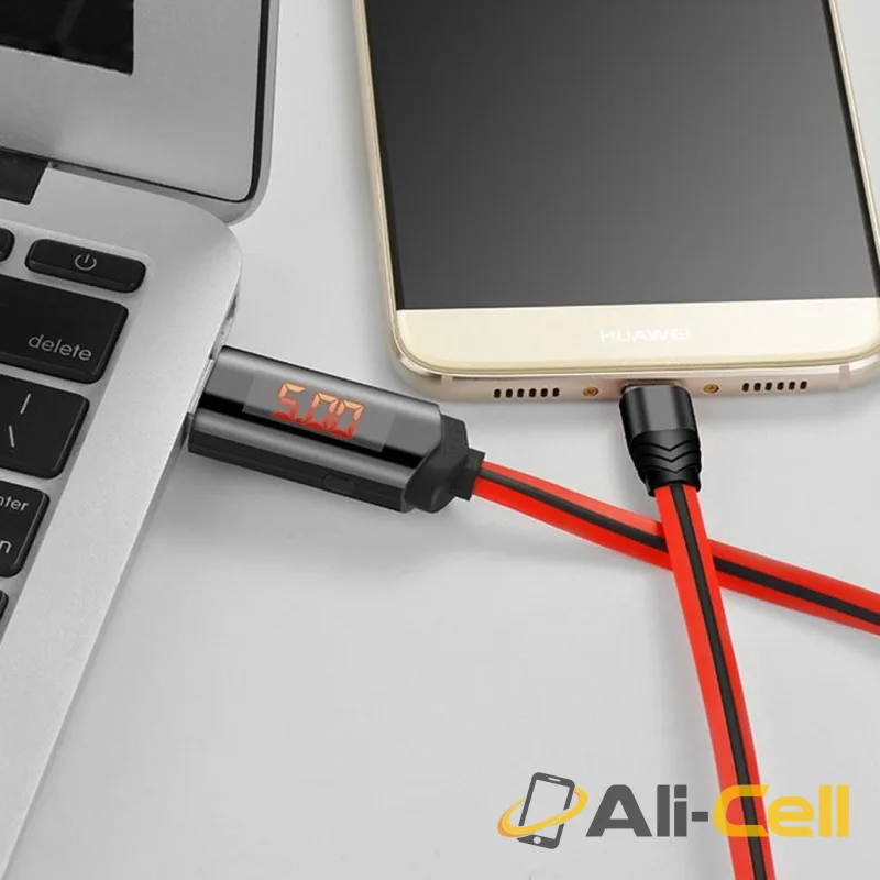 Cable “U29 LED display” charging data sync Type-C (1.2m) — 3