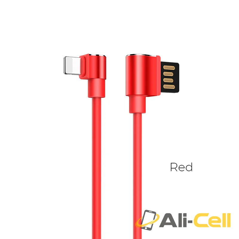 Cable «U37 Long roam» 90 degrees charging data Lightning (1.2m)