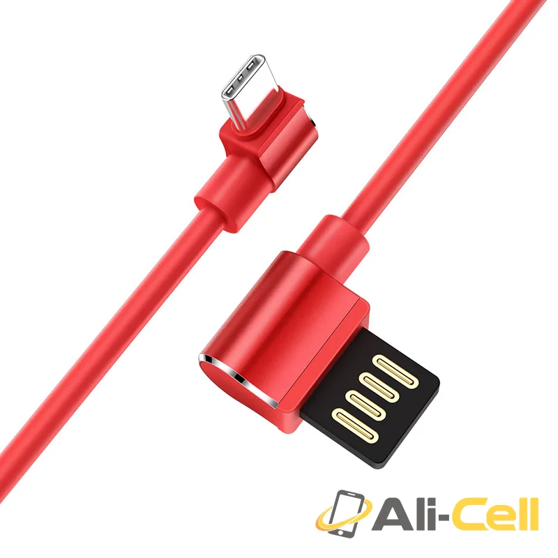 Cable «U37 Long roam» 90 degrees charging data Type C (1.2m) — 3