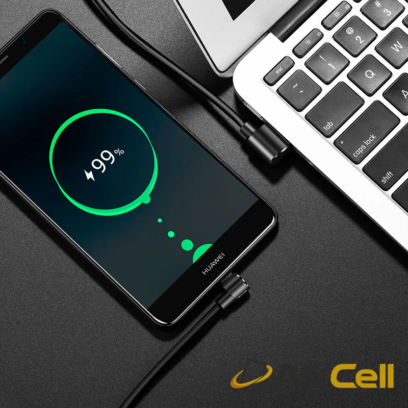 Cable «U37 Long roam» 90 degrees charging data Type C (1.2m) — 5
