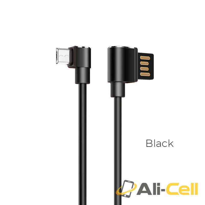 Cable «U37 Long roam» 90 degrees charging data Micro USB (1.2m)