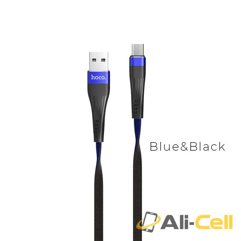 Cable «U39 Slender» colorful charging data Micro USB (1.2m)
