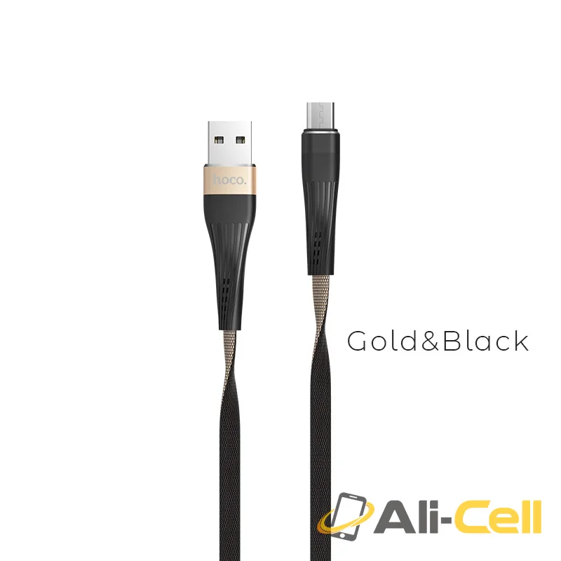 Cable «U39 Slender» colorful charging data Micro USB (1.2m)