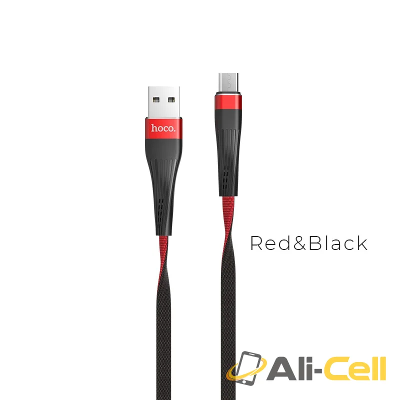 Cable «U39 Slender» colorful charging data Micro USB (1.2m)
