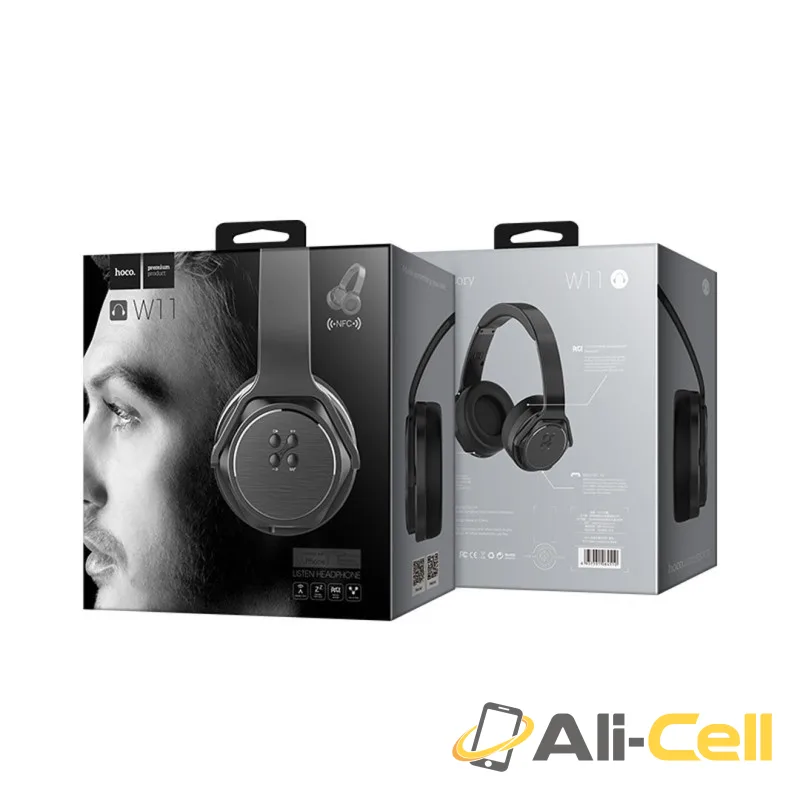 Headphones “W11 Listen” wireless and wired headset with mic — 7