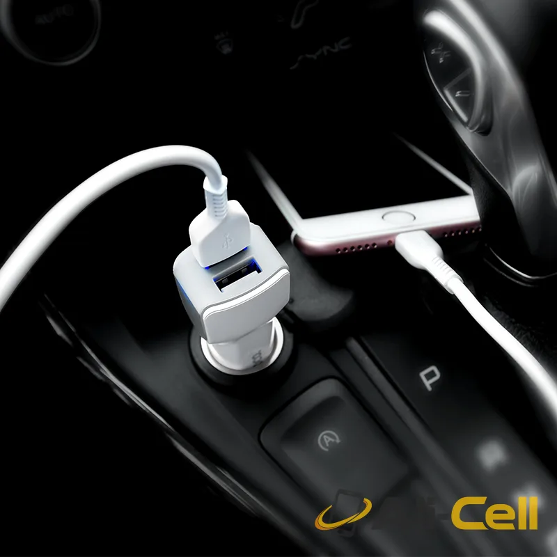 Car charger «Z23 Grand style» charging adapter dual USB ports (Set With Lightning Cable) — 6