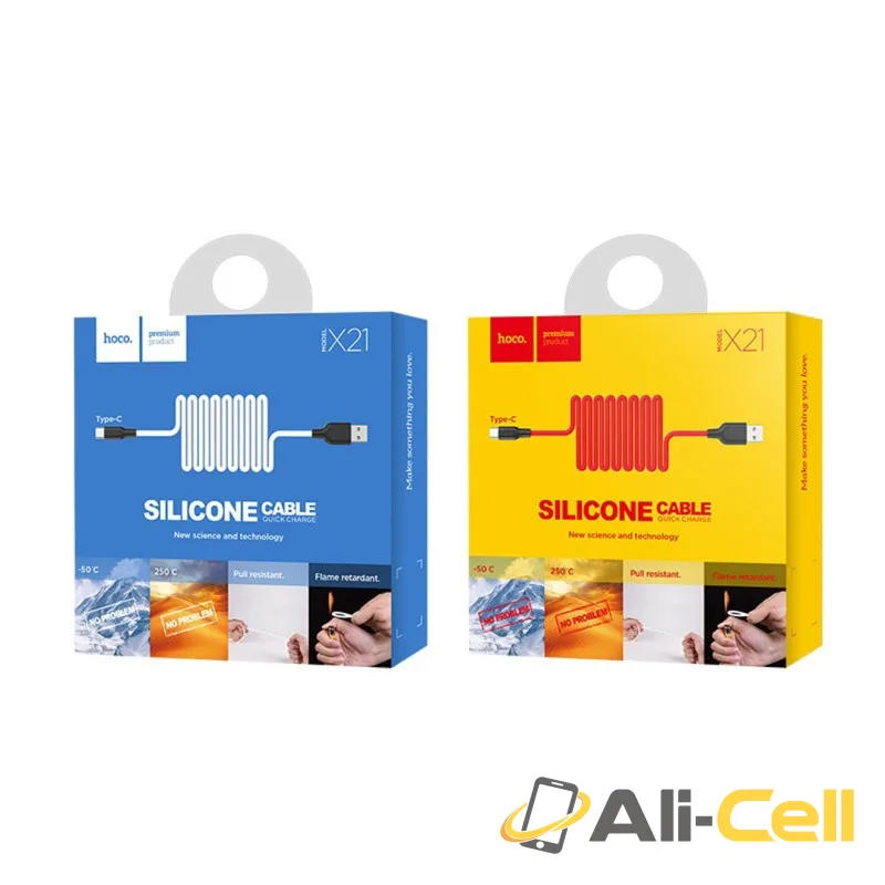 Cable «X21 Silicone» charging data USB to Type-C (1.0m) — 7