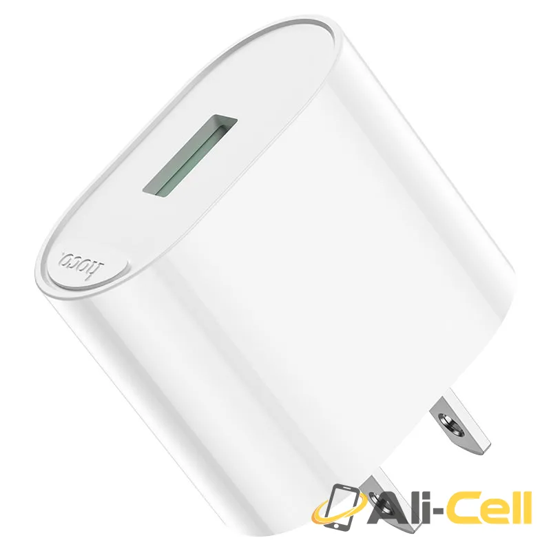 Wall charger “C109 Fighter” QC3.0 US cable set (C109 Set Usb Tc White, Set With Type C Cable) — 4