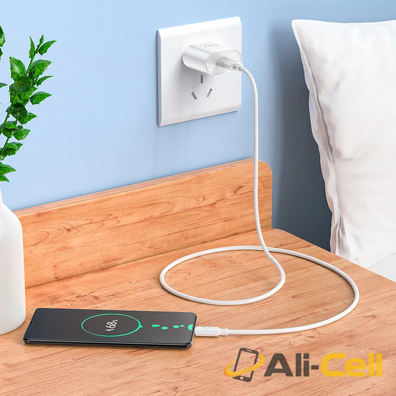 Wall charger “C109 Fighter” QC3.0 US cable set (C109 White, Single) — 7