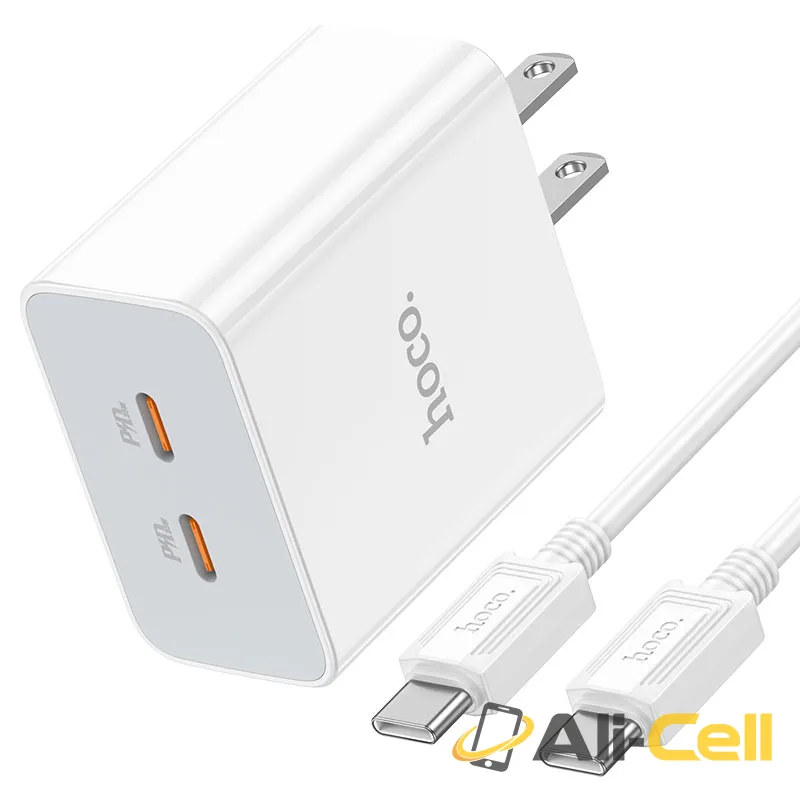 Wall charger “C108 Leader” PD35W US cable set (C108 Set Tc Tc White, Set With Type C To Type C Cable) — 4