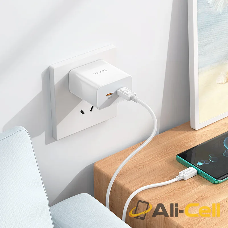 Wall charger “C108 Leader” PD35W US cable set (C108 Set Tc Tc White, Set With Type C To Type C Cable) — 7