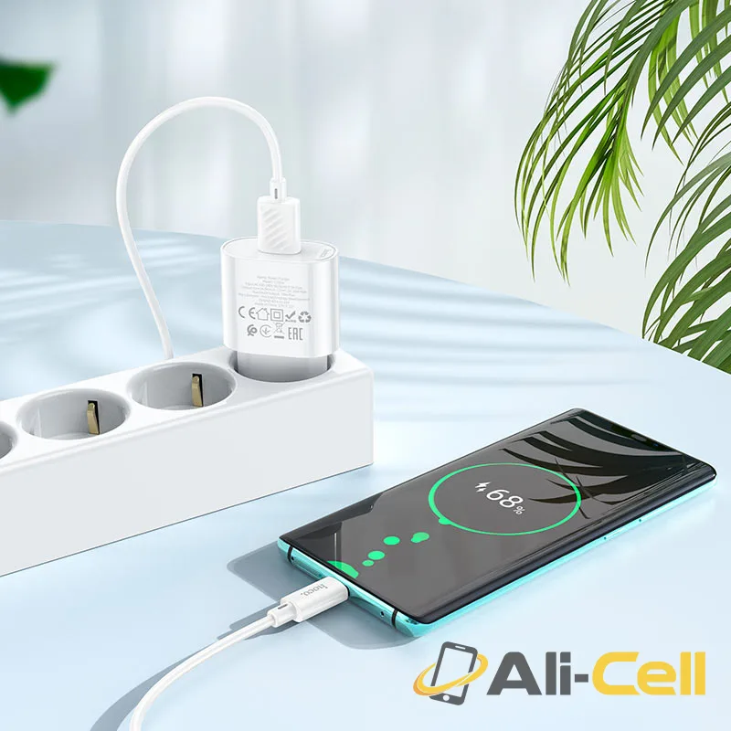 Wall charger “C109A Fighter” QC3.0 EU cable set (C109a Set Usb Musb White, Set With Micro Usb Cable) — 7