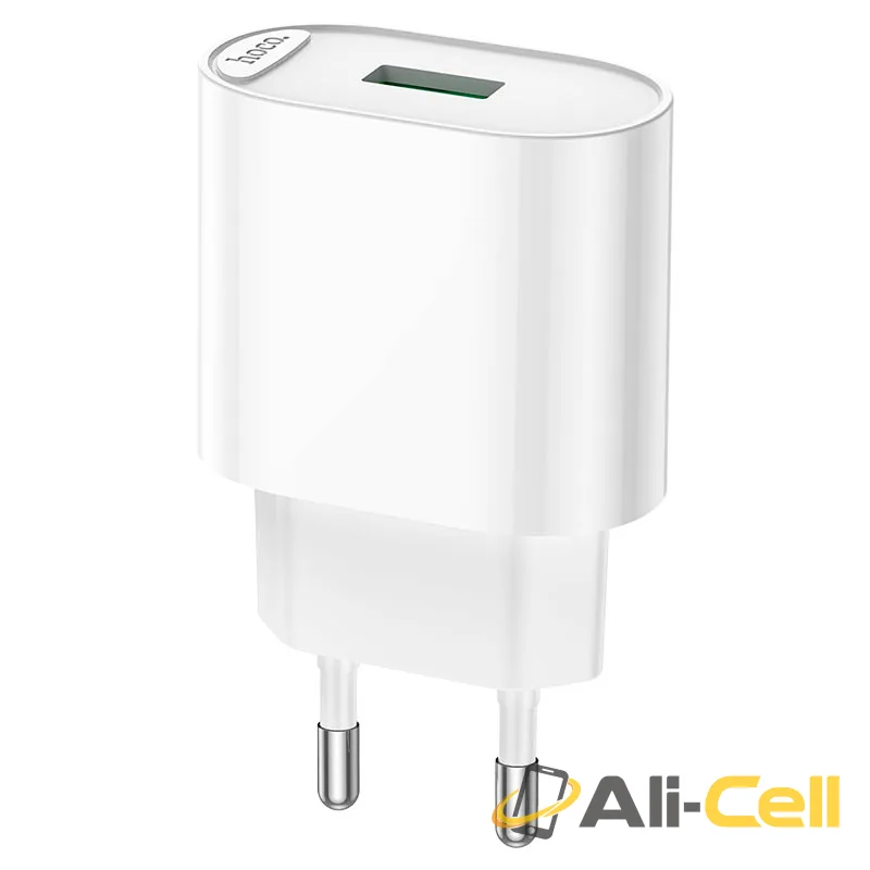 Wall charger “C109A Fighter” QC3.0 EU cable set (C109a White, Single)