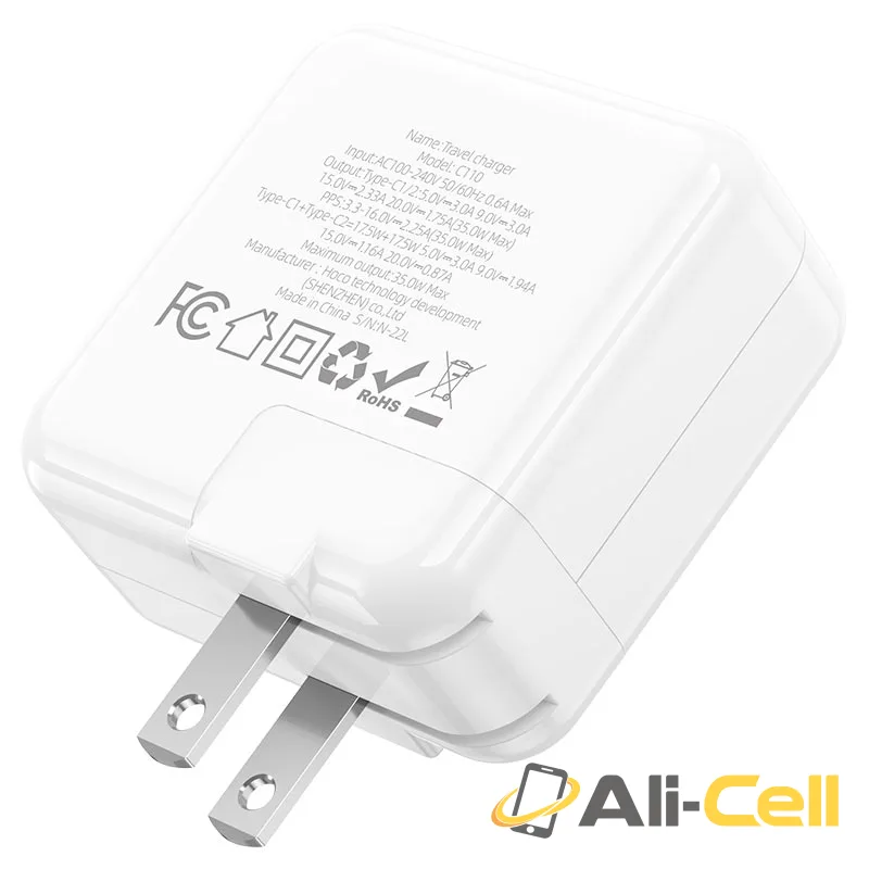 Wall charger “C110 Lucky” PD35W US (C110 White) — 6