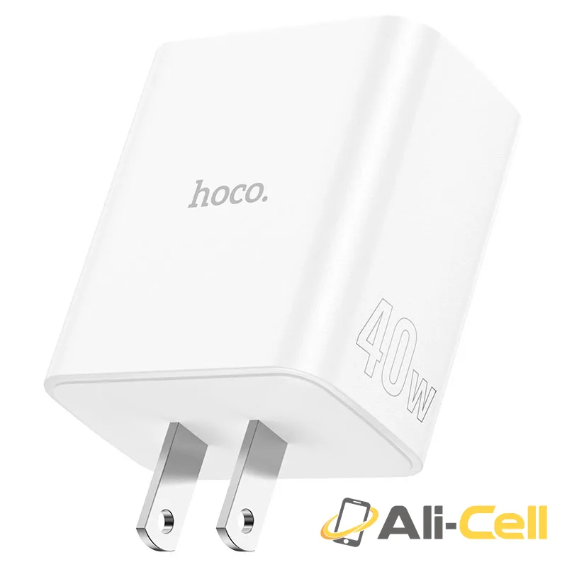 Wall charger “C126 Pure power” 40W PD20W + QC3.0 US cable set (C126 Set Tc Ltn White, Set With Type C To Lightning Cable) — 4