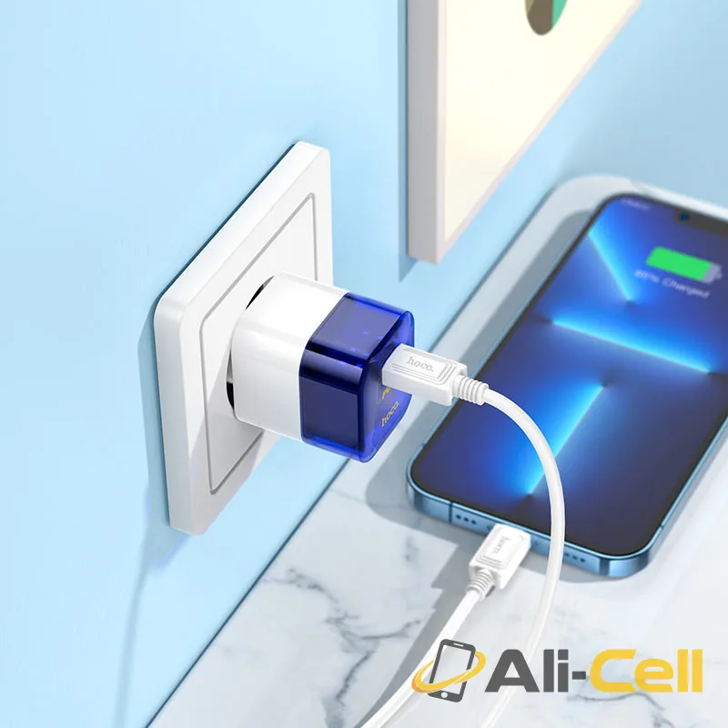 Wall charger “C125A Transparent tribute” PD20W EU cable set (C125a Transparent Black, Single) — 8