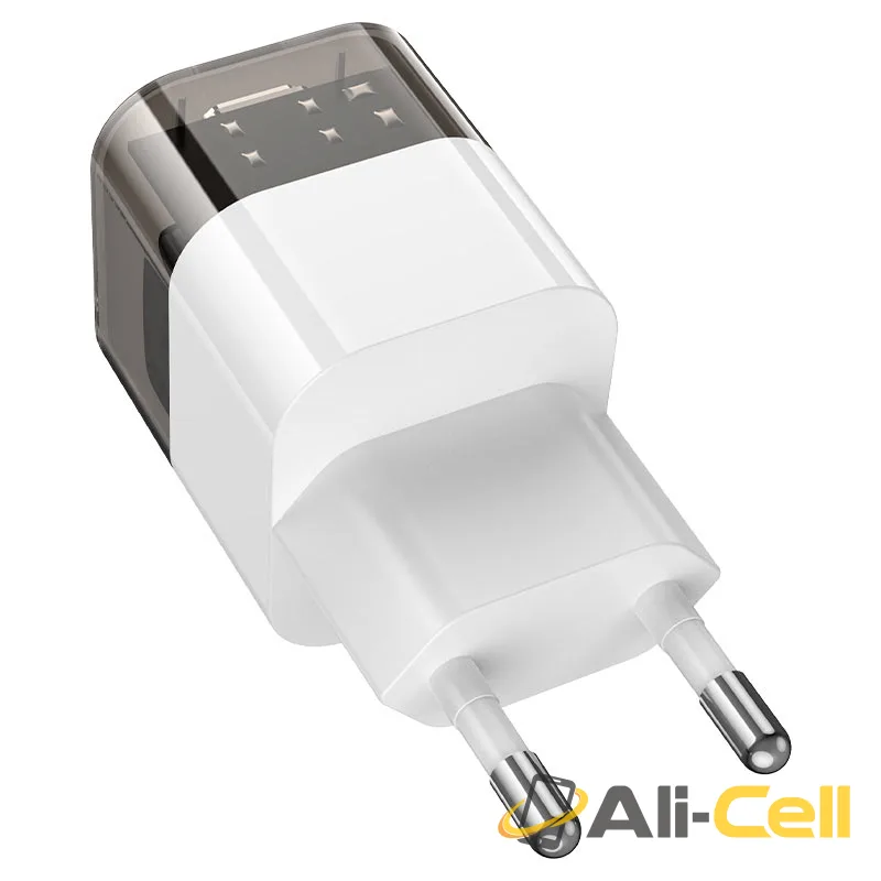 Wall charger “C125A Transparent tribute” PD20W EU cable set (C125a Set Tc Tc Transparent Black, Set With Type C To Type C Cable) — 4
