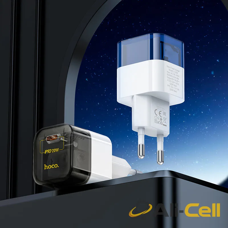Wall charger “C125A Transparent tribute” PD20W EU cable set (C125a Set Tc Tc Transparent Black, Set With Type C To Type C Cable) — 7